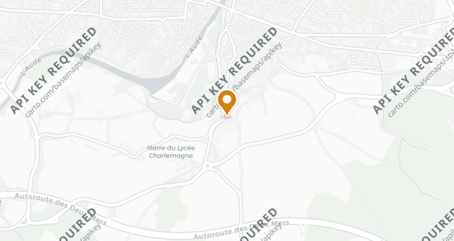 Map showing La Table de Franck Putelat