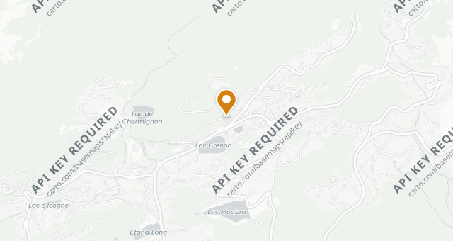Map showing Crans Ambassador