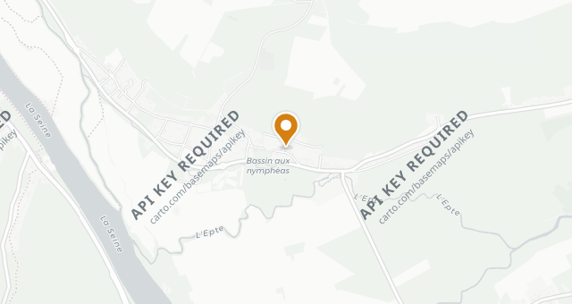 Map showing La Musardière