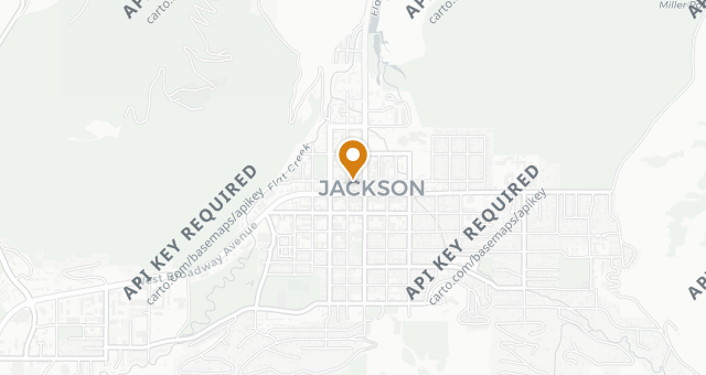 Map showing The Silver Dollar Grill