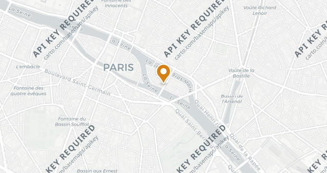 Map showing L'Escale