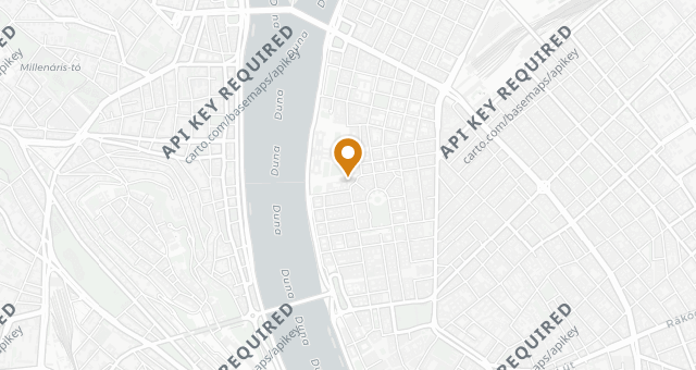 Map showing Türkiz Restaurant Budapest