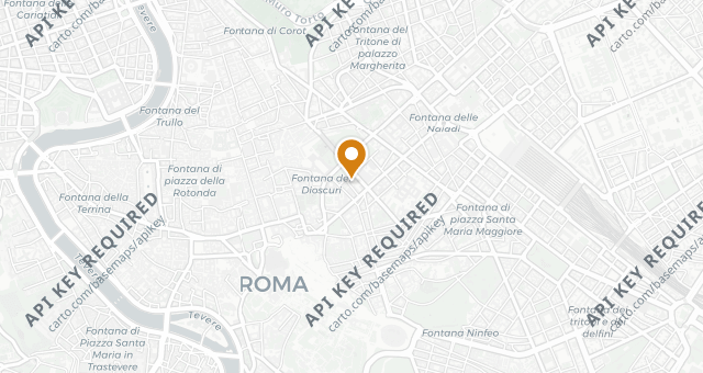 Map showing Rinaldi Al Quirinale