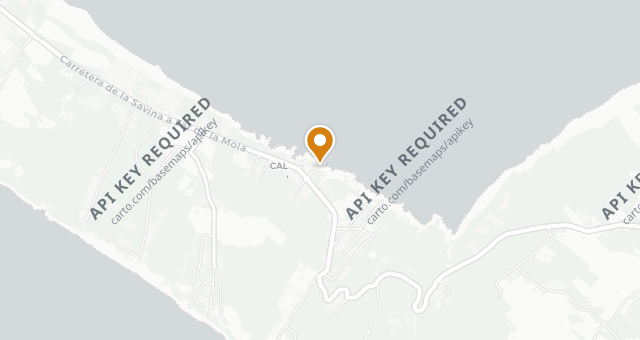 Map showing Es Caló