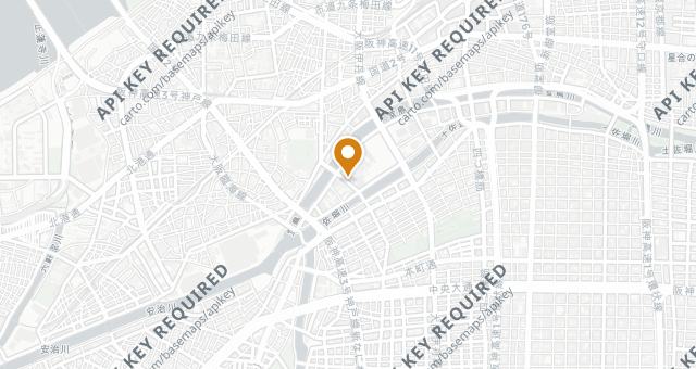 Map showing Rooots Nakanoshima