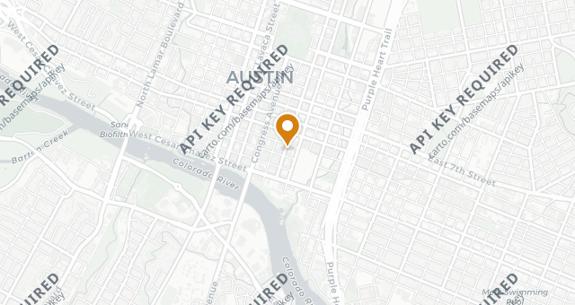 Map showing Vince Young Steakhouse