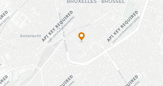 Map showing La Sardine du Marseillais
