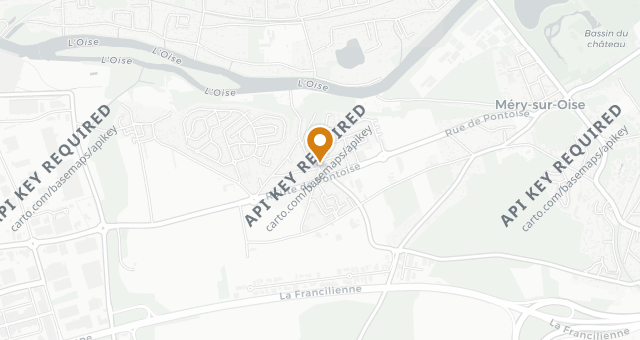 Map showing Le Chiquito
