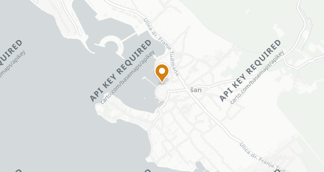 Map showing Konoba Kod Guste