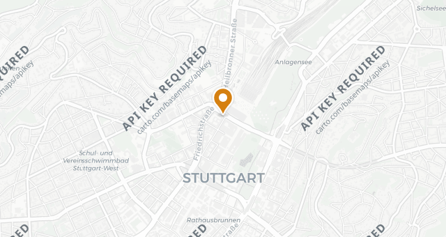 Map showing La Brasserie Restaurant &amp; Bar