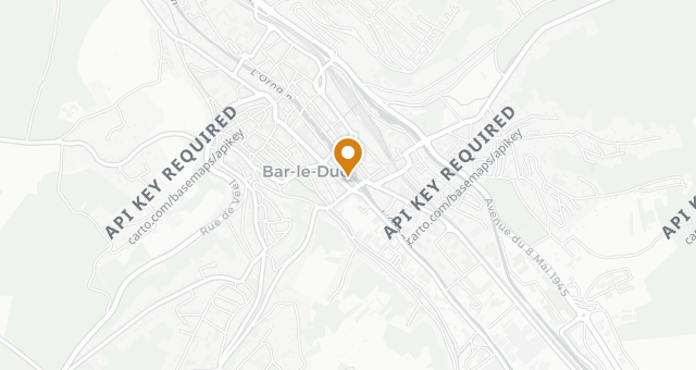 Map showing Bistro Saint-Jean