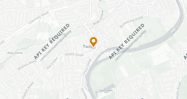 Map showing The George