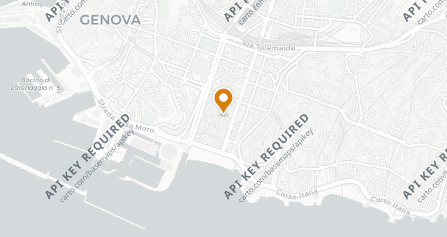 Map showing Osteria della Foce