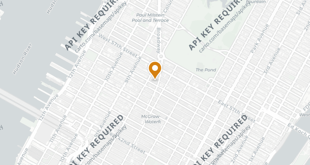 Map showing Empire Steak House
