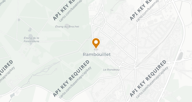 Map showing L'Orangerie