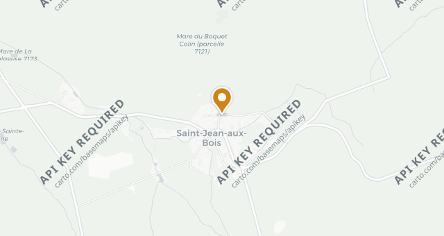 Map showing La Maison du Village