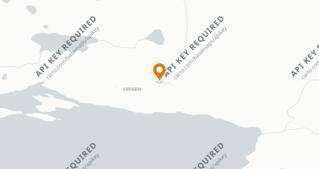 Map showing Virisen Lappland restaurang