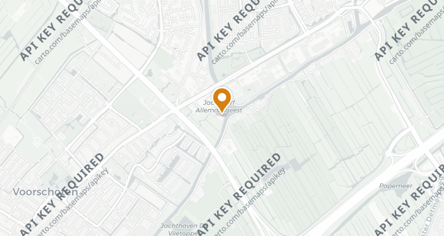 Map showing Allemansgeest