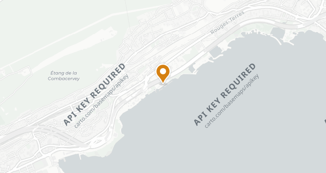 Map showing Hôtel Palafitte
