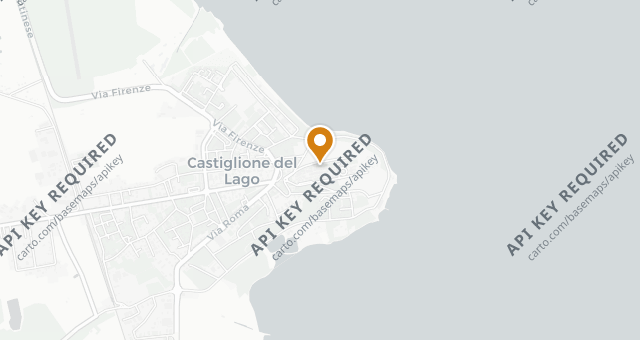 Map showing L'Acquario