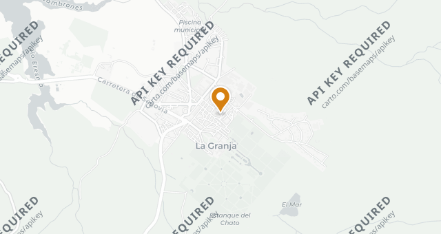 Map showing La Fundición