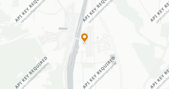 Map showing Gaststätte zur Brücke Himmelstadt