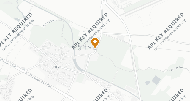 Map showing Le Relais de Sillery