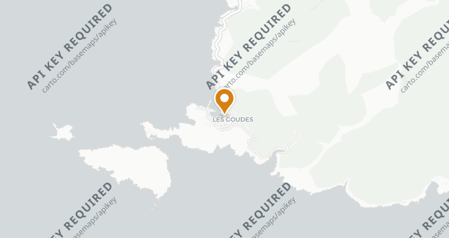 Map showing La Marine des Goudes