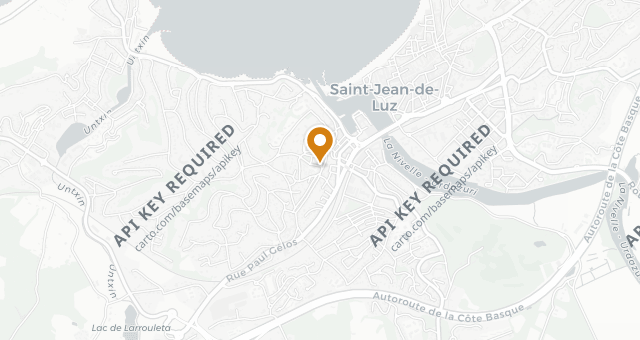 Map showing Chez Mattin
