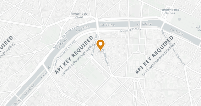 Map showing La Fontaine de Mars