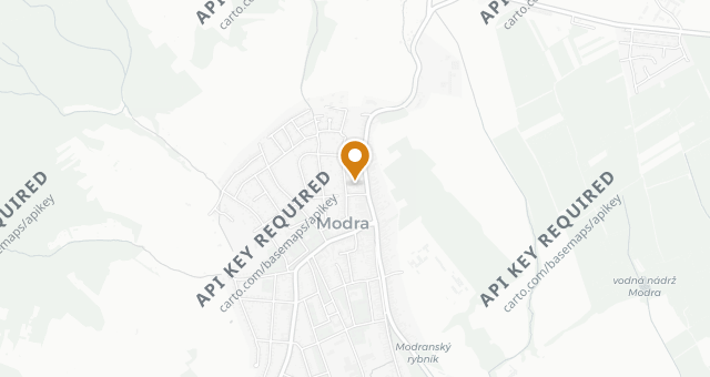 Map showing Wild Kitchen Modra