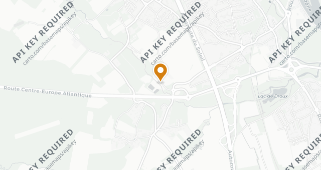 Map showing Cédric Burtin