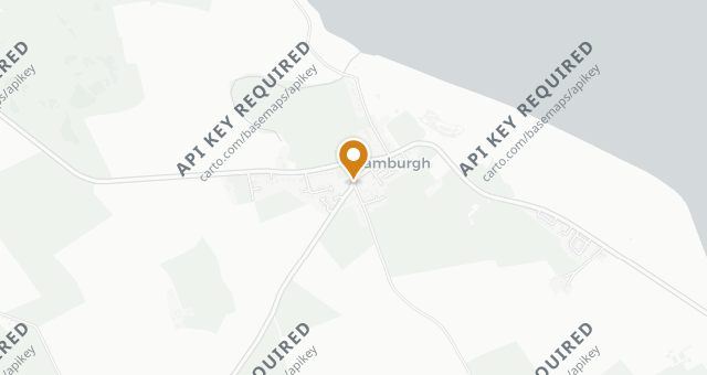 Map showing The Potted Lobster Bamburgh