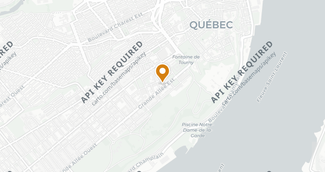 Map showing Restaurant Ophelia