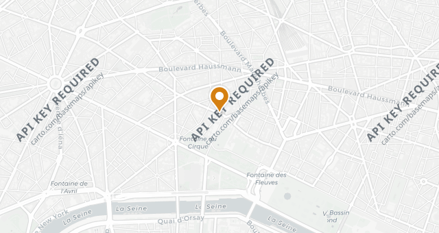 Map showing Tosca