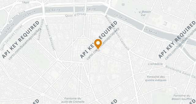 Map showing Arpège