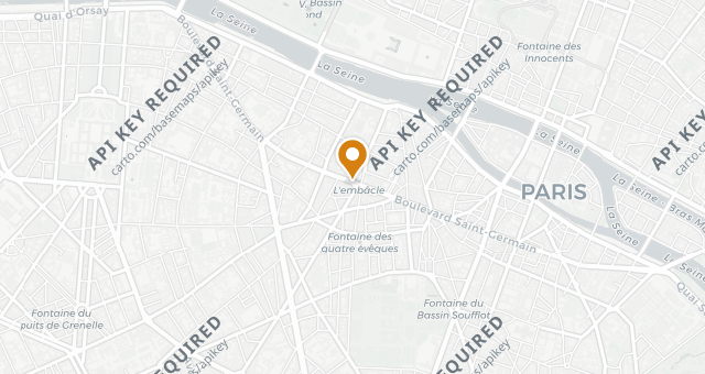 Map showing Emporio Armani Caffè