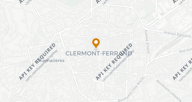 Map showing Le Bistrot d'à Côté