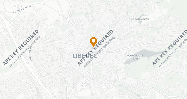 Map showing Black Horse irská restaurace