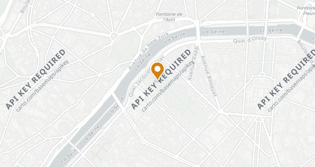 Map showing Le Jules Verne