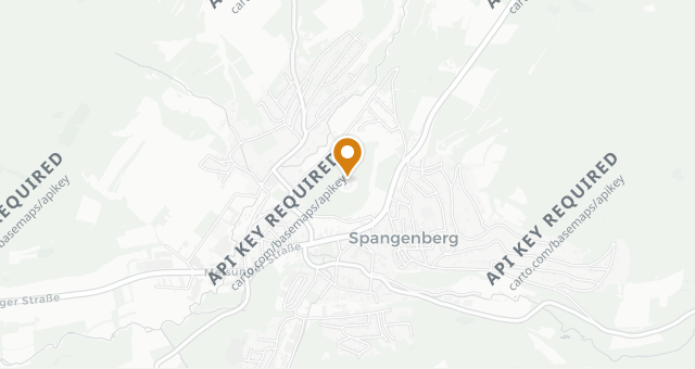 Map showing Landgastwirtschaft Schloss Spangenberg