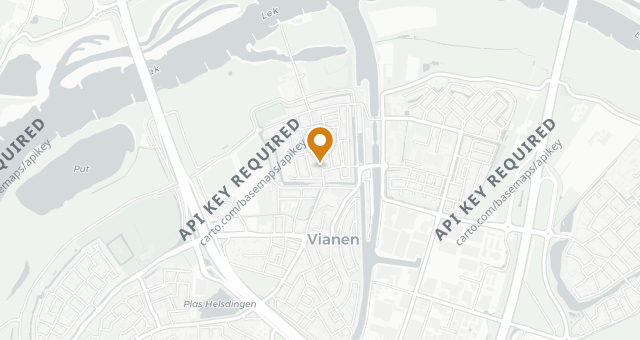 Map showing De Vrijstad