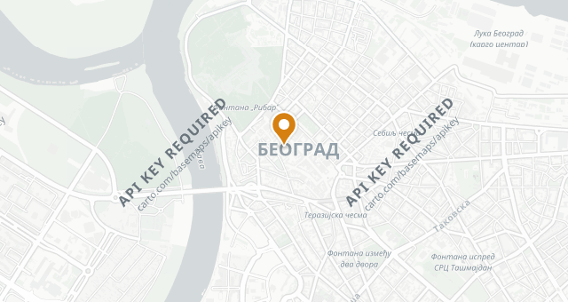 Map showing RESTORAN VUK