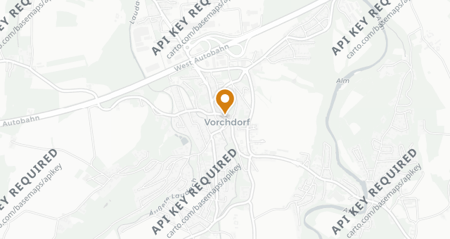 Map showing Schloss Hochhaus