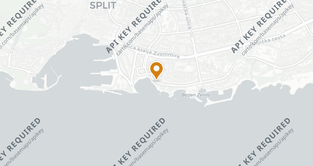 Map showing Zora bila