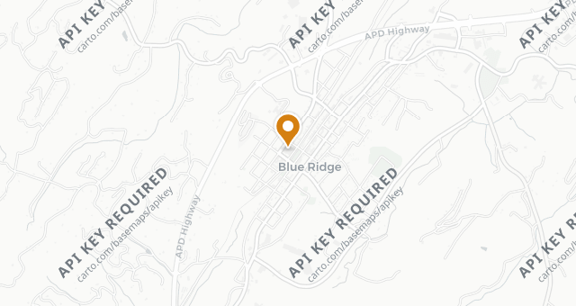 Map showing Ferraro's Kitchen Blue Ridge