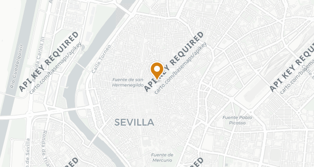 Map showing Casa Regina