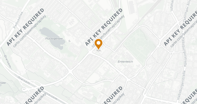 Map showing Hotel Stadt Freiburg