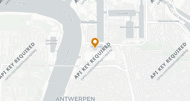 Map showing U Eat & Sleep Antwerp