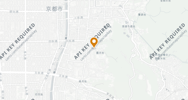 Map showing Kodaiji Wakuden
